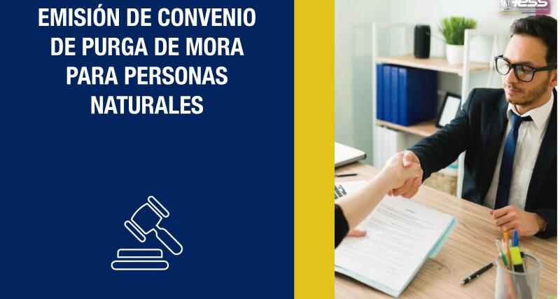 Emisión de convenio de Purga de Mora para personas naturales