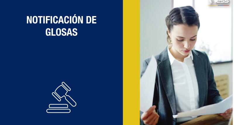 Notificación de glosas