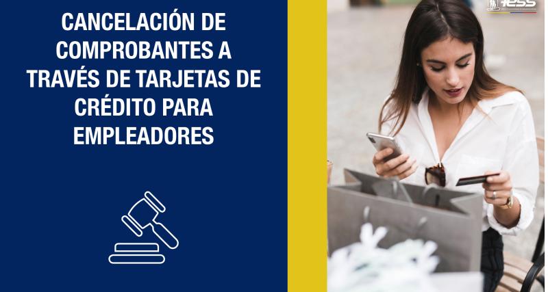 Cancelación de comprobantes a través de tarjetas de crédito para Empleadores