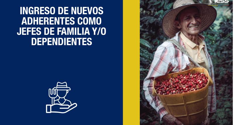 Ingreso de nuevos adherentes como jefes de familia y/o dependientes