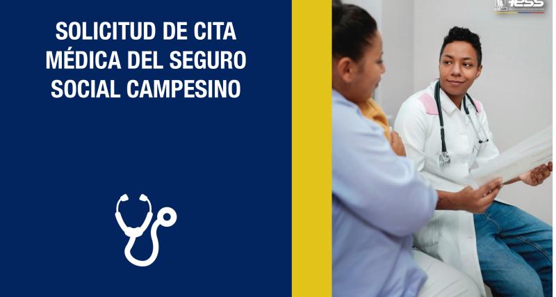Solicitud de cita médica del Seguro Social Campesino