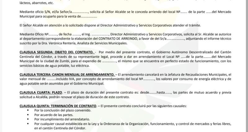 MODELO DE CONTRATO DE ARRIENDO 2024