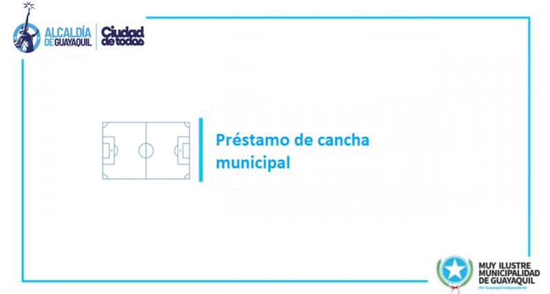 Préstamo de cancha municipal