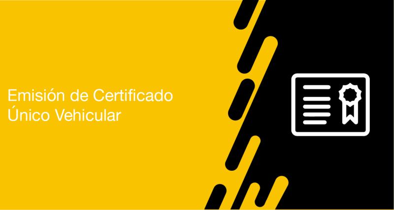 El usuario puede solicitar a la ANT la emisión del Certificado Único Vehicular (CUV) para personas naturales y/o jurídicas