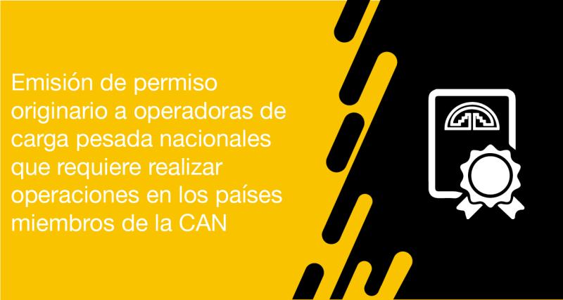El usuario requirente puede solicitar en la ANT la emisión de certificado de Idoneidad de operadora nacional que requiere realizar operaciones en los países miembros de la CAN