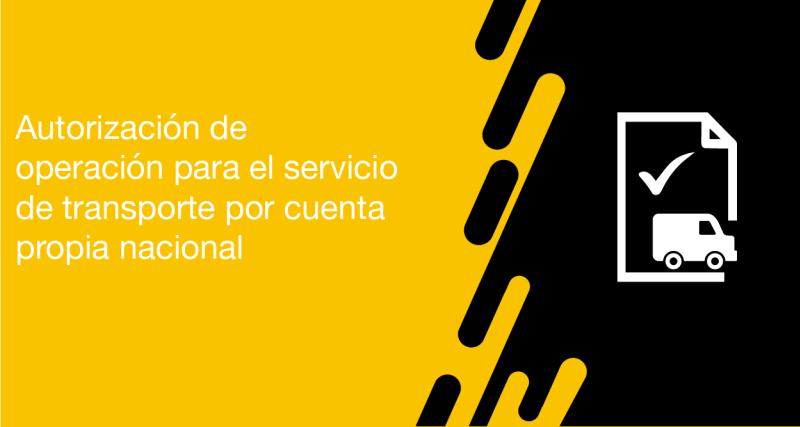 El usuario requirente puede solicitar en la ANT la concesión de autorización del transporte por cuenta propia nacional a personas naturales o jurídicas