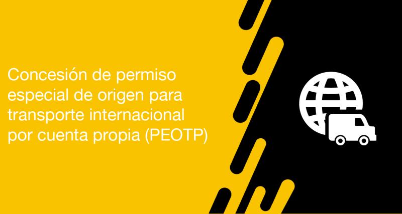 El usuario puede solicitar en la ANT la emisión de permiso especial complementario para transporte terrestre internacional por cuenta propia a empresas extranjeras