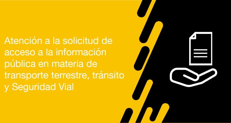 El usuario requirente puede solicitar a la ANT la atención de solicitudes de acceso a la información pública