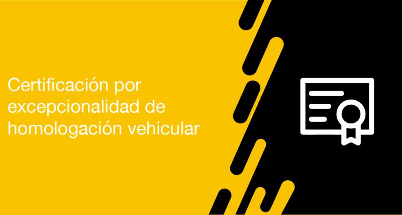 El usuario requirente puede solicitar a la ANT la certificación por excepcionalidad de homologación vehicular