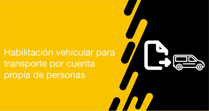 El usuario requirente puede solicitar a la ANT la habilitación vehicular para transporte por cuenta propia de personas