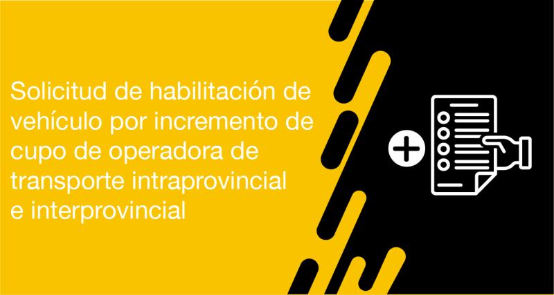 El usuario requirente puede solicitar a la ANT la habilitación de vehículo por incremento de cupo de operadora de transporte intraprovincial e interprovincial