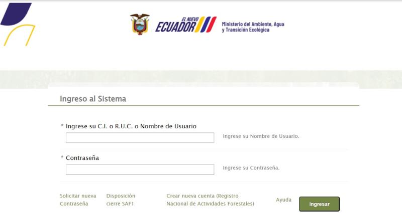 Registro de Actividades Forestales en el Sistema de Administración Forestal