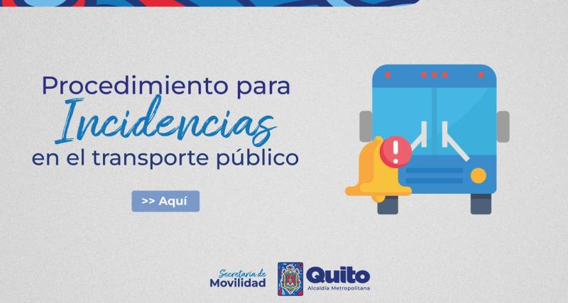 Incidentes en el transporte público