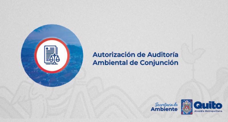 AUTORIZACIÓN DE AUDITORÍA AMBIENTAL DE CONJUNCIÓN