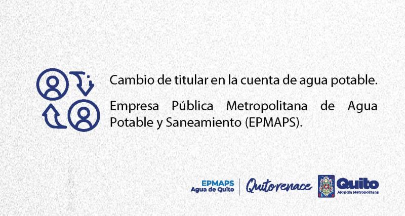 Cambio de titular en la cuenta de agua potable