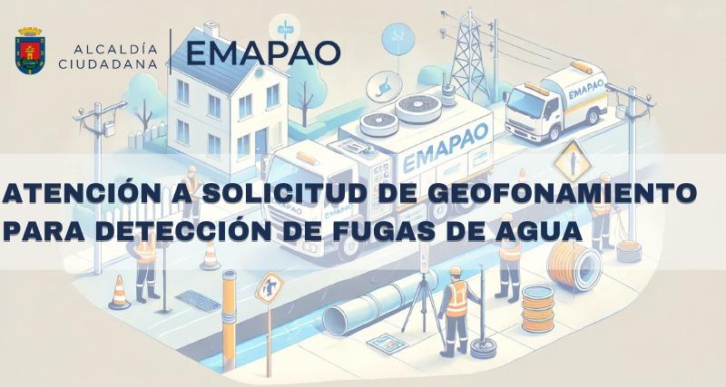 Atención a Solicitud de Geofonamiento para Detección de Fugas de Agua