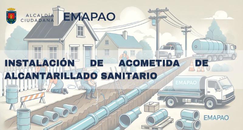 Instalación de Acometida de Alcantarillado Sanitario