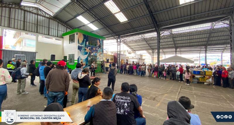 Mercado mayorista de la ciudad de Machachi