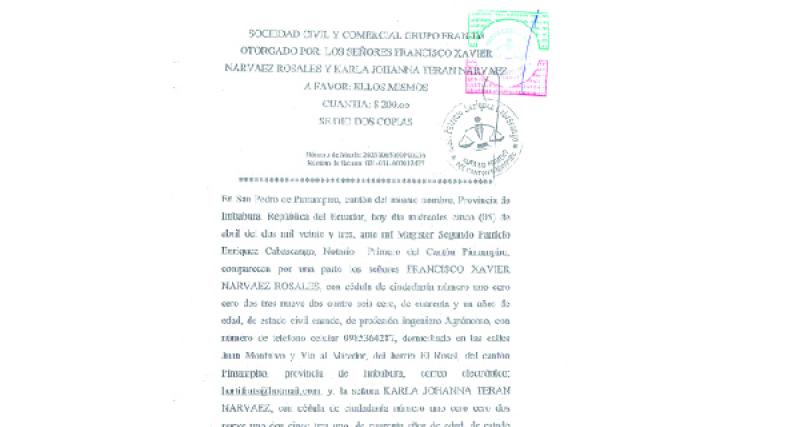 Mercantil Sociedad Civil y Comercial