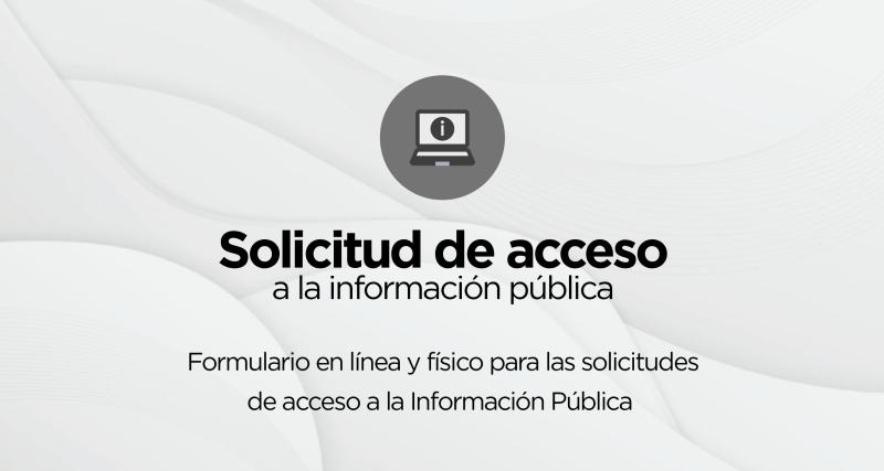 solicitudes de acceso a la información pública.