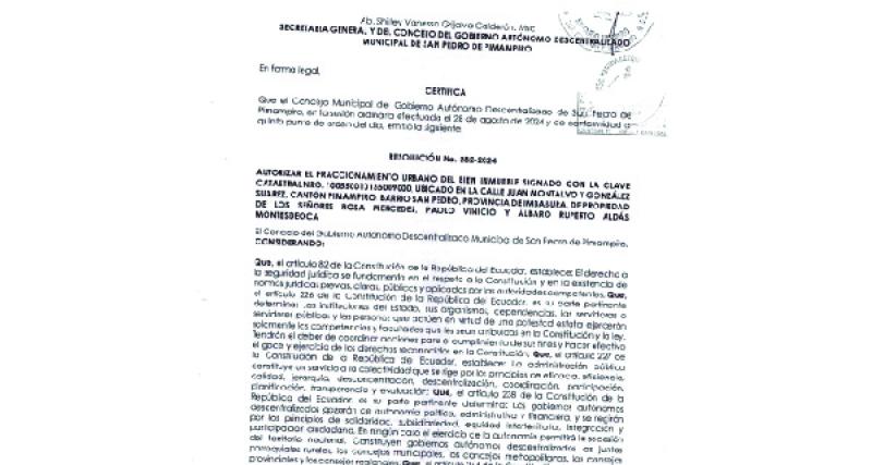 REPARTICION O FRACCIONAMIENTO 