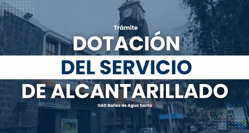 DOTACION DEL SERVICIO DE ALCANTARILLADO