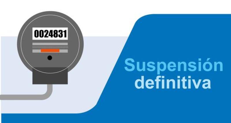 Suspensión definitiva de un servicio eléctrico
