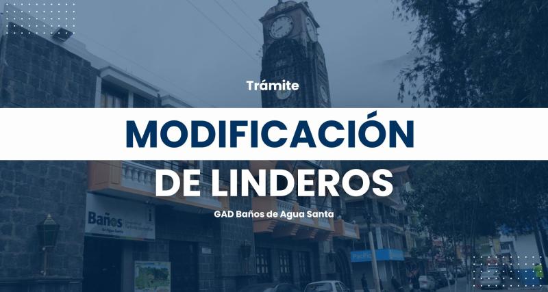 Modificación de linderos