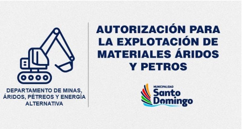 Explotación minera, áridos y pétreos.