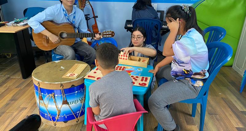 Musicoterapia para niños, niñas y adolescentes con discapacidad