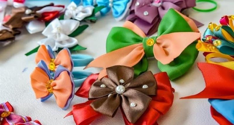 Elaboración de moños para el cabello