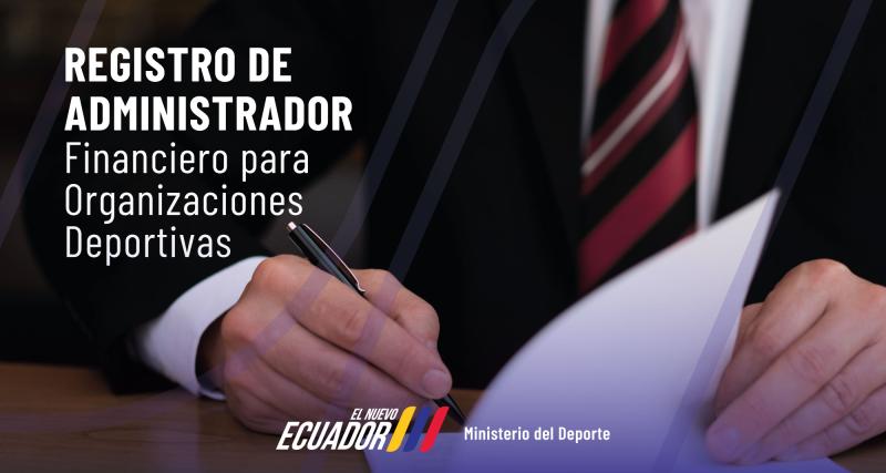 Registro de Administrador Financiero