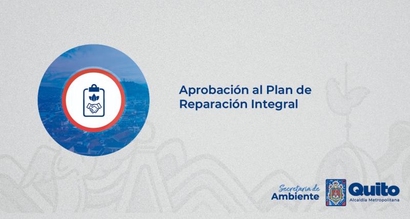 Aprobación al Plan de Reparación Integral
