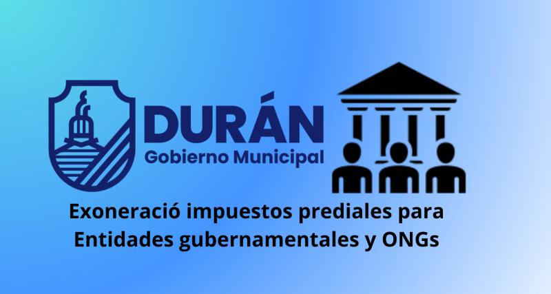 Entidades gubernamentales y ONGs