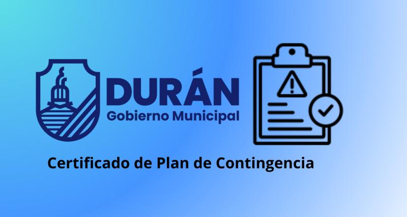 Solicitud de Certificado de Plan de Contingencia