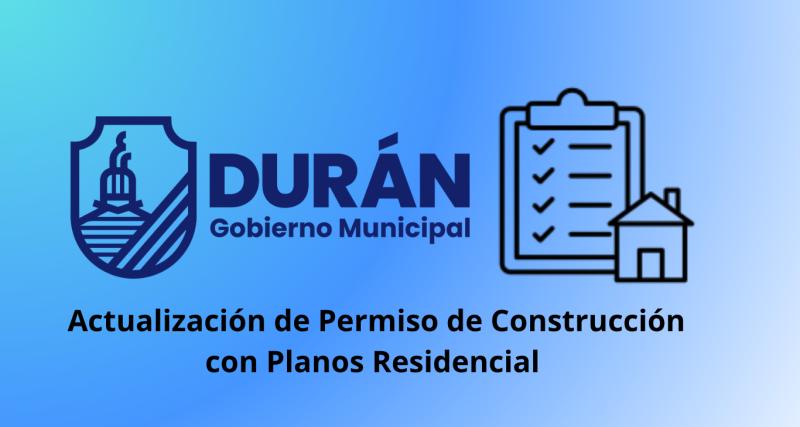  Actualización de Permiso de Construcción con Planos Residencial