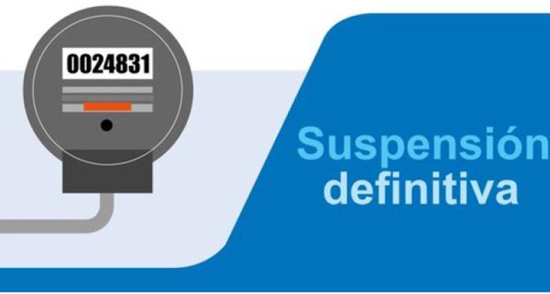 Suspensión definitiva