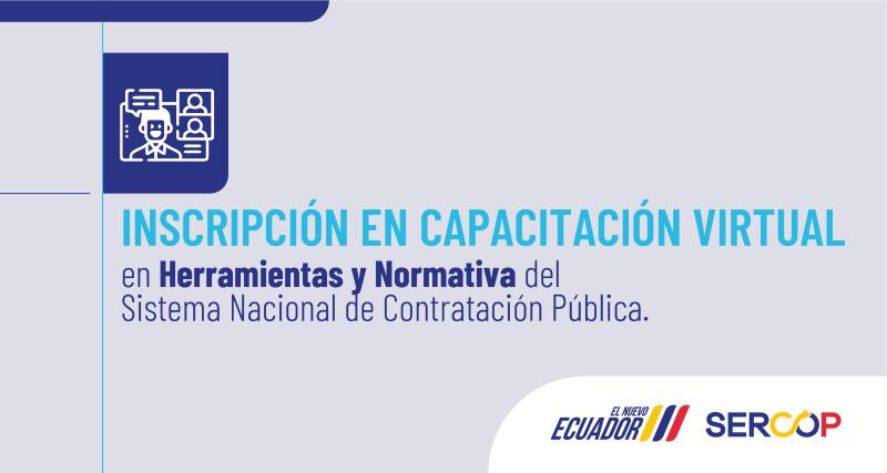Inscripción en capacitación virtual 