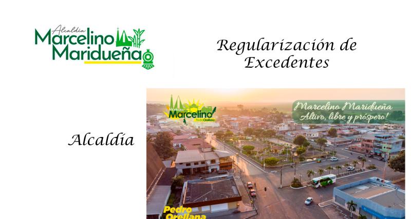 REGULARIZACIÓN DE EXCEDENTES