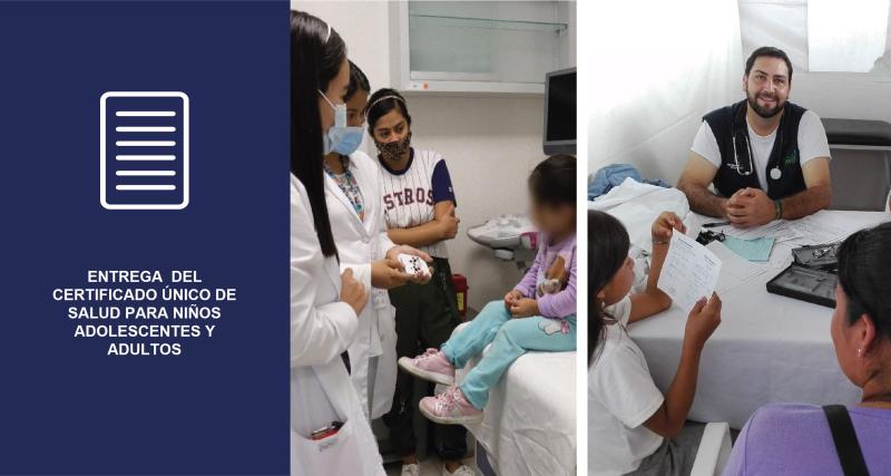 Emisión del certificado único de salud