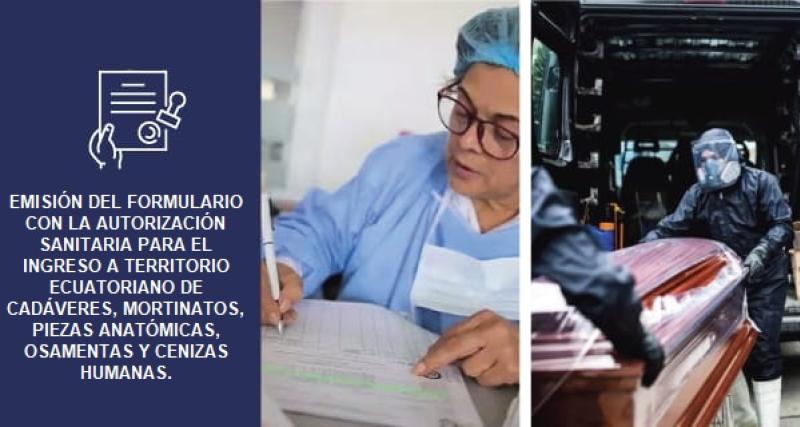 Ingreso de cadáveres a territorio ecuatoriano