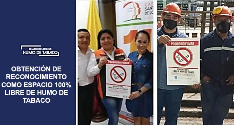 Obtención de reconocimiento como espacio 100 libre de humo de tabaco