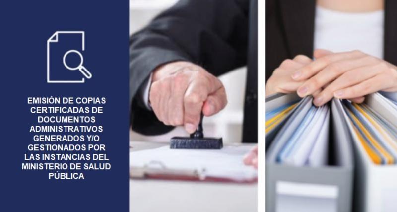 Emisión de copias certificadas