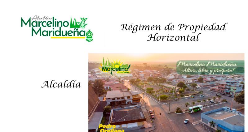 RÉGIMEN DE PROPIEDAD HORIZONTAL