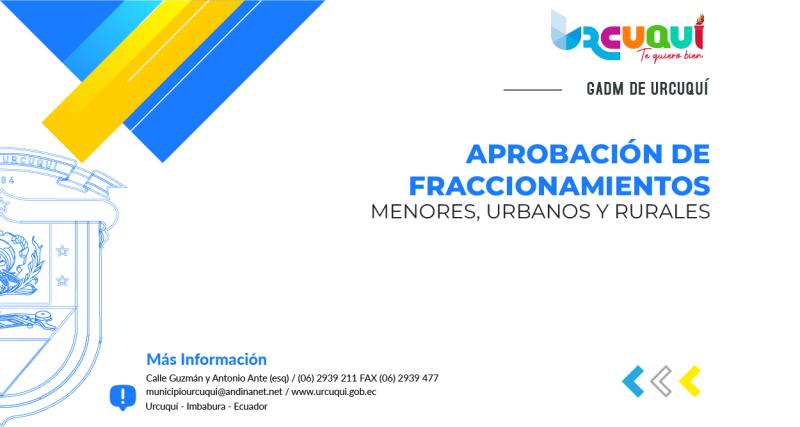 Fraccionamientos menores, urbanos y rurales