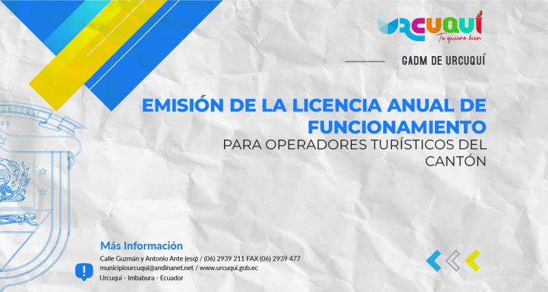  LUAF- LICENCIA ÚNICA ANUAL DE FUNCIONAMIENTO- GADMU