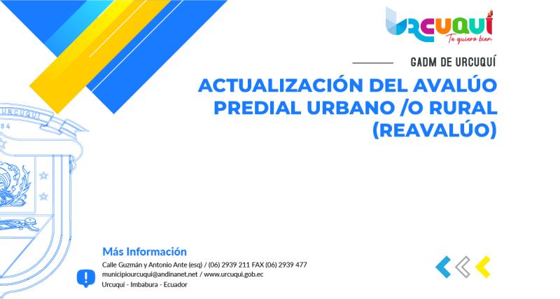 Actualización del avalúo predial urbano /o rural (reavalúo)