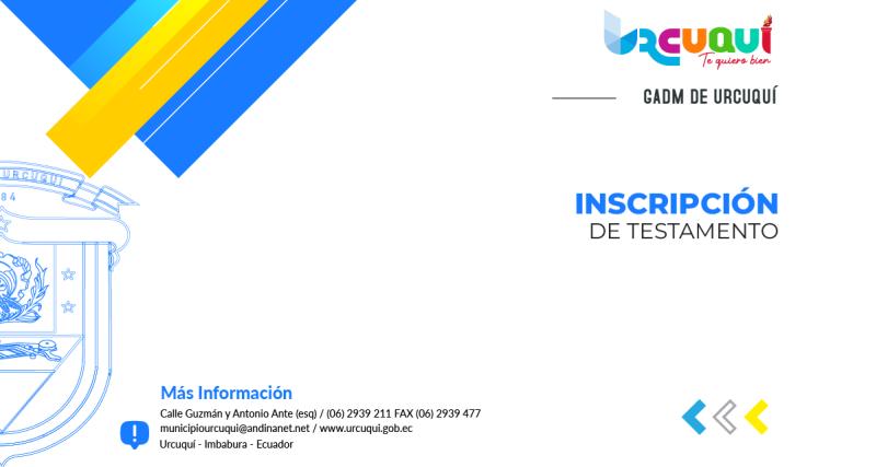 Inscripción de Testamento