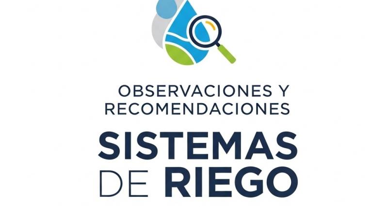 Observaciones y recomendaciones encontradas en los sistemas de riego
