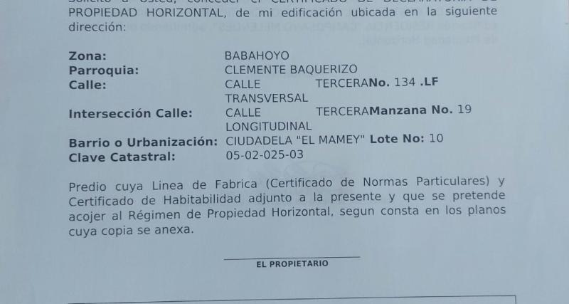 PROPIEDAD HORIZONTAL 